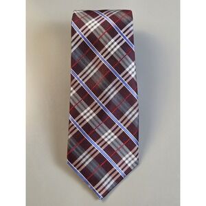 Pronto Uomo Platinum Mens Hand Made Silk Tie 57"